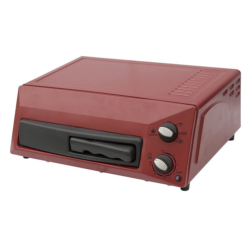 Toshiba MC25CEY-BS 6 Slice Small Stainless Convection Pizza Toaster Oven, Black