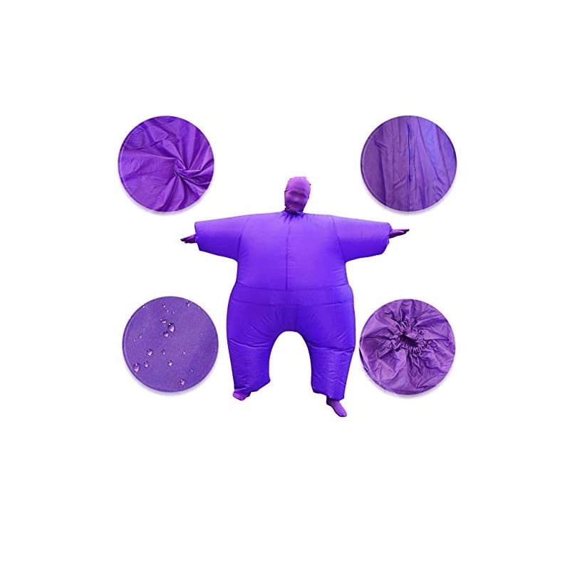 Inflatable Full Body Jumpsuit Cosplay Costume Halloween Funny Fancy Blow Up Costumes for Party Dress