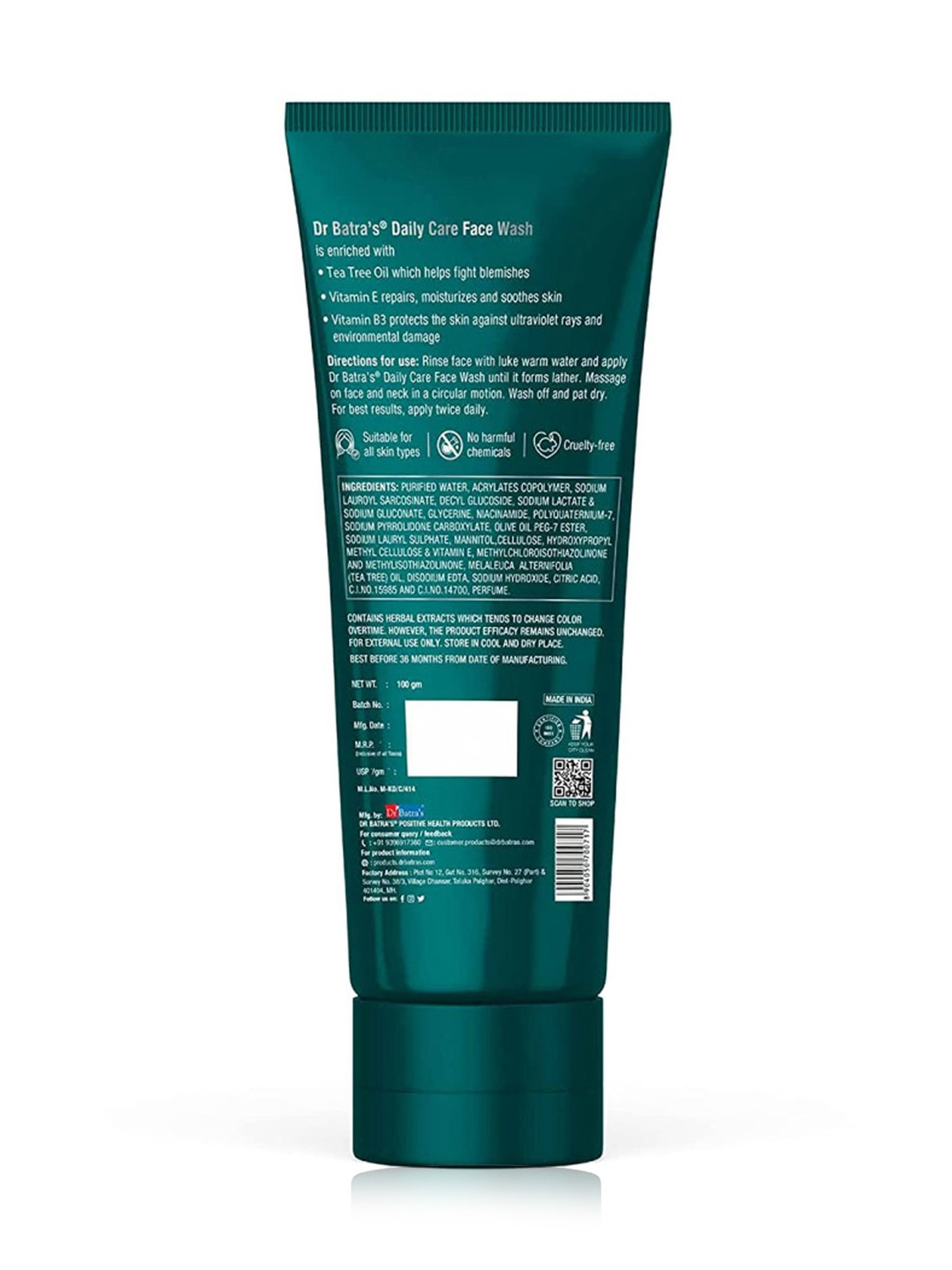 Dr. Batra's Daily Care Facewash (Pack of 3)