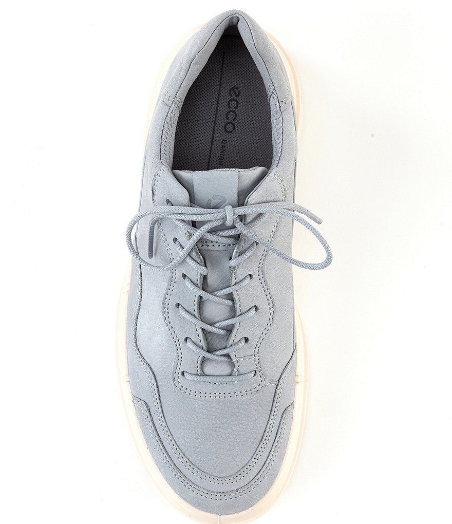 ECCO Soft X Leather Suede Lace-Up Sneakers