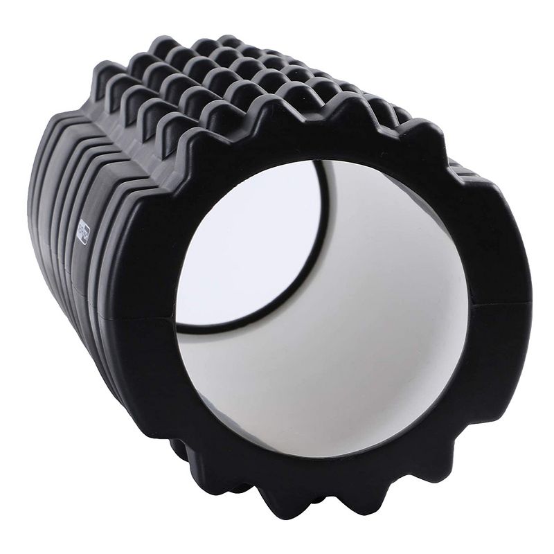 HolaHatha Portable Hollow High Density EVA Foam Muscle Roller for Deep Tissue Back Massage, Calf Therapy, Glute Massaging, Back Pain, and Leg Recovery