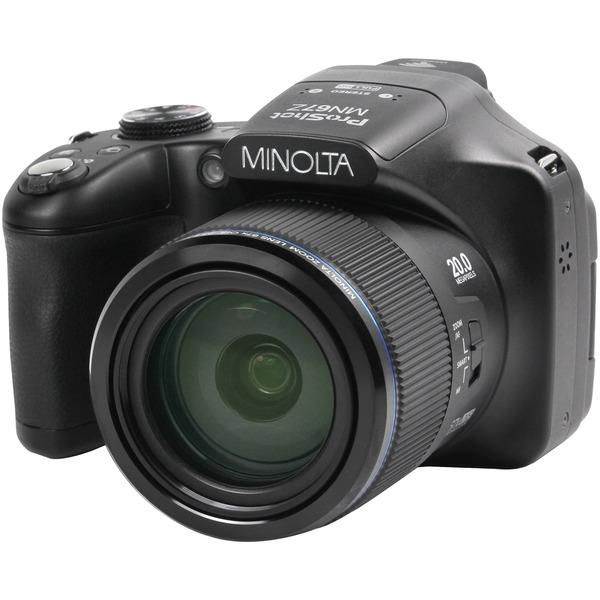 Minolta MN67Z-BK ProShot Wi-Fi Bridge Camera with 67x Optical Zoom, Black