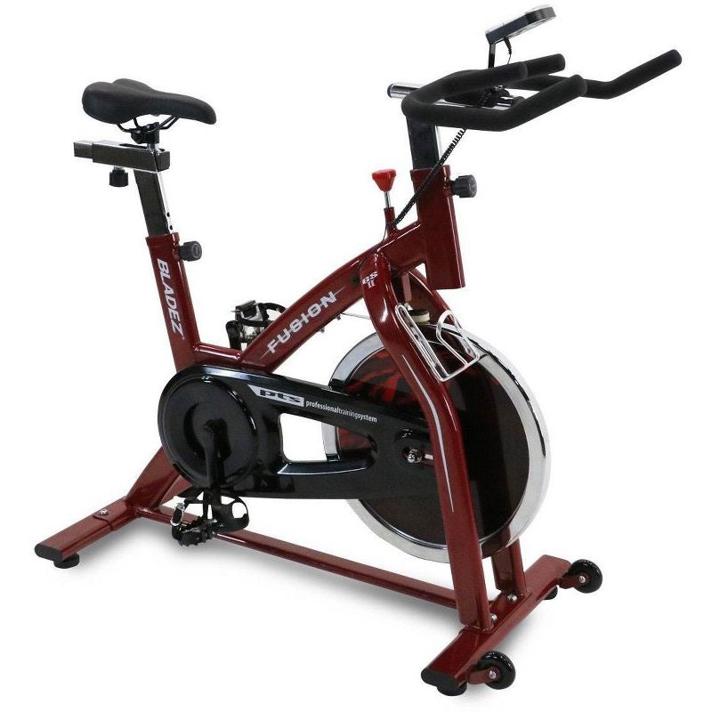 Body Flex Sports Body Rider BRF700 Stationary Full Body Cardio Exercise Upright Fan Bike with Dual Action Handlebars and Adjustable Seat