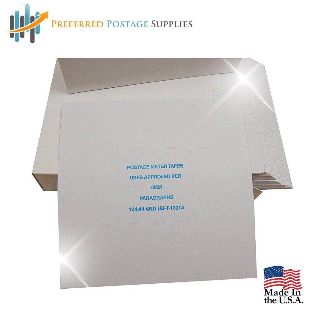 Preferred Postage Supplies (USPS APPROVED) Pinwheel Postage Meter Tapes 5.25x5.25 Compatible with Pitney Bowes Postage Machine, Neopost, Hasler, and Francotyp Postalia