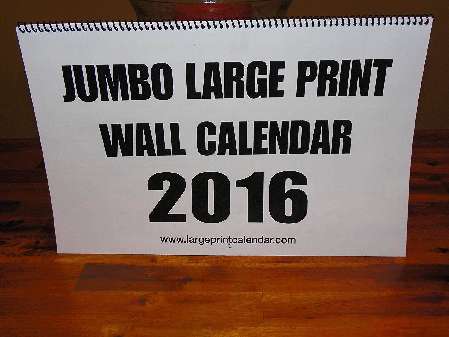 Jumbo calendar