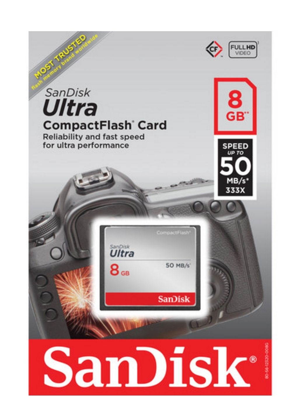8GB Sandisk Ultra CompactFlash Memory Card 50MB/sec