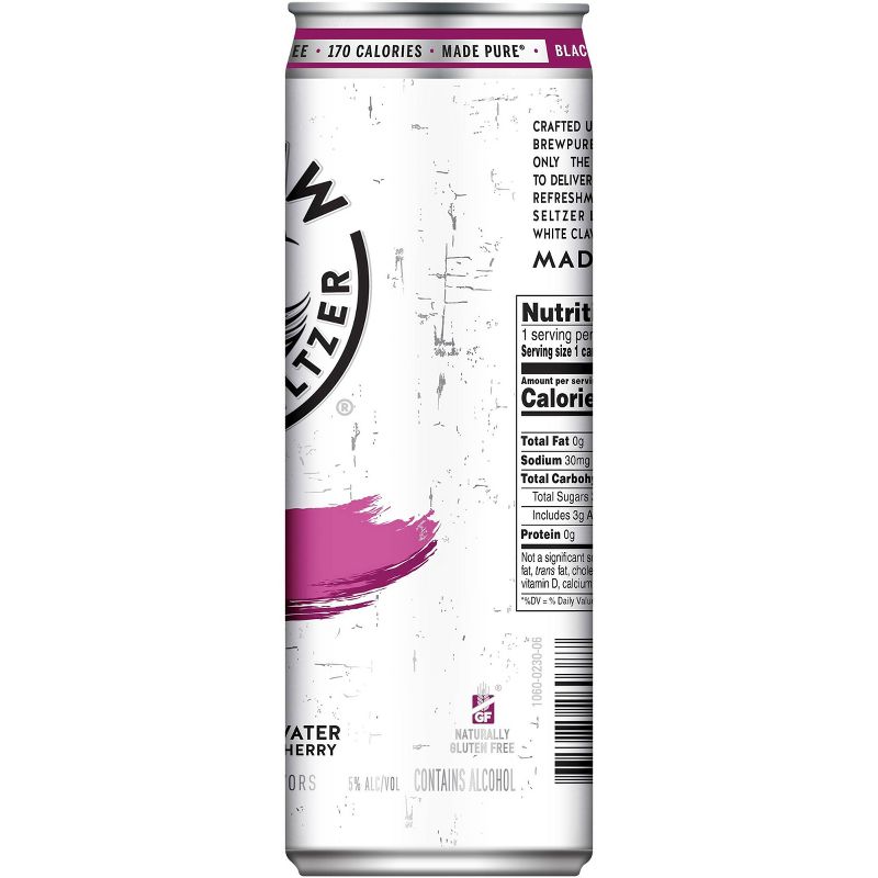 White Claw Black Cherry Hard Seltzer - 19.2 fl oz Can