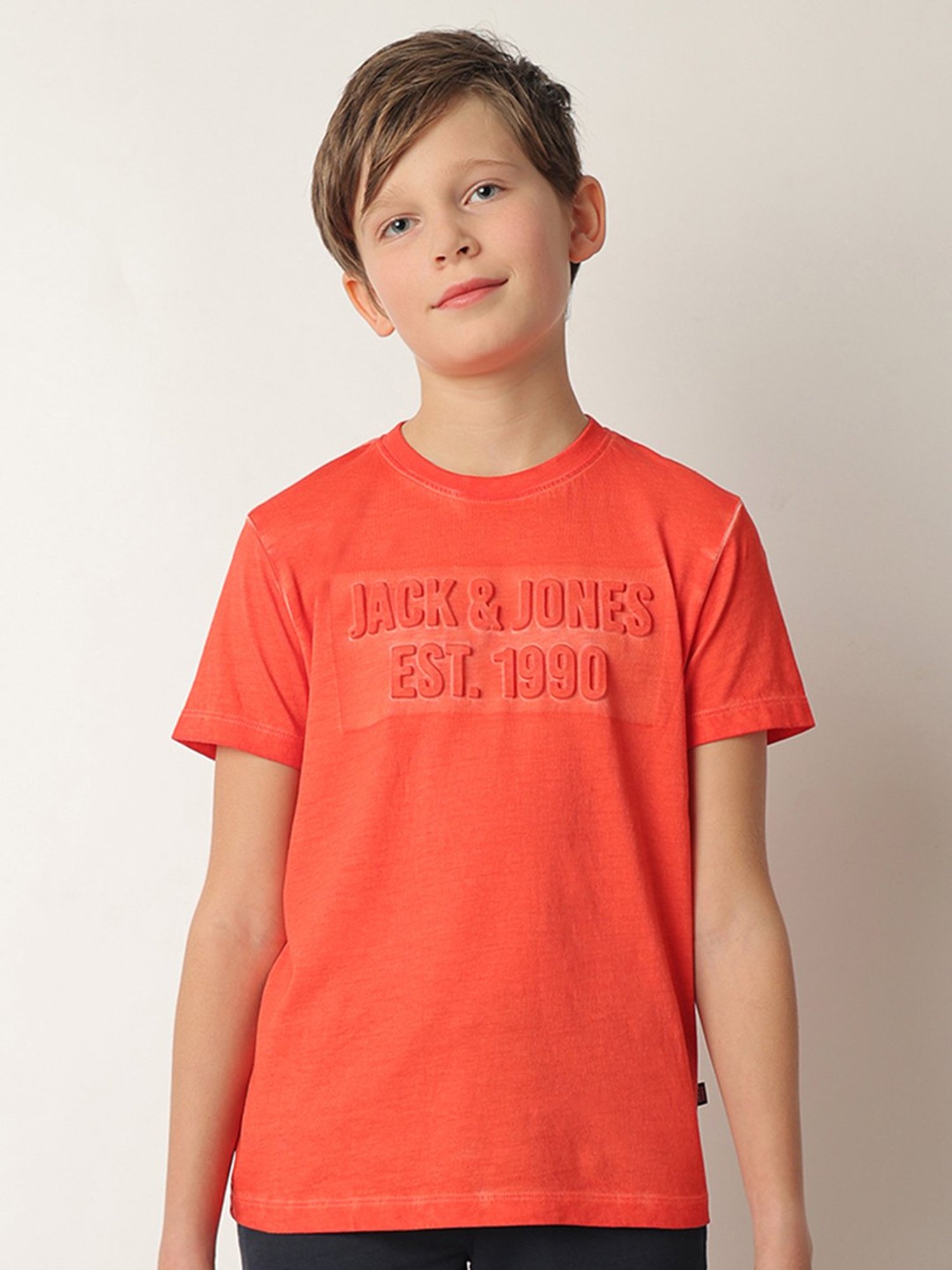 Jack & Jones Junior Red Printed T-Shirt