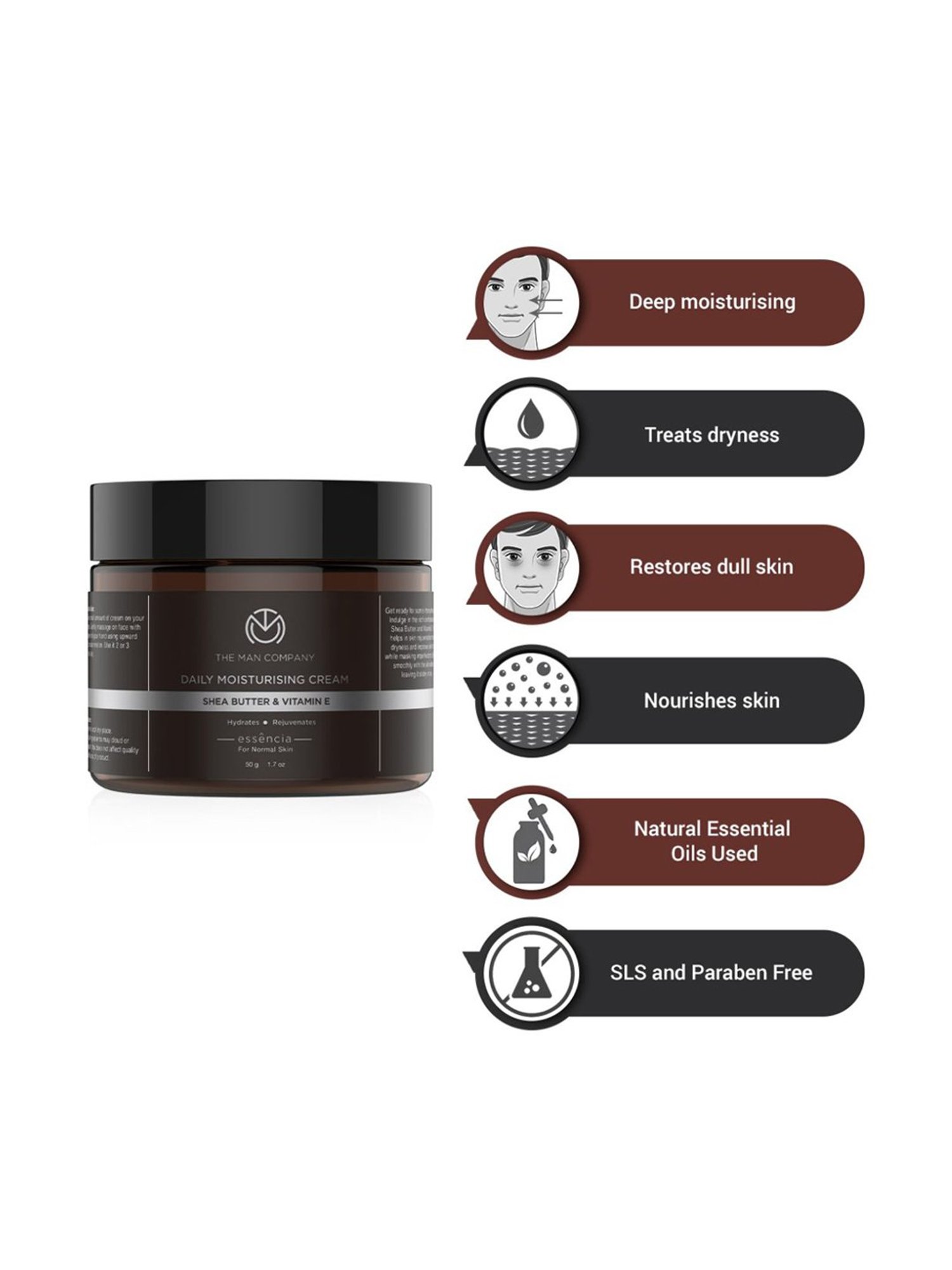 The Man Company Daily Moisturising Cream - 50 gm