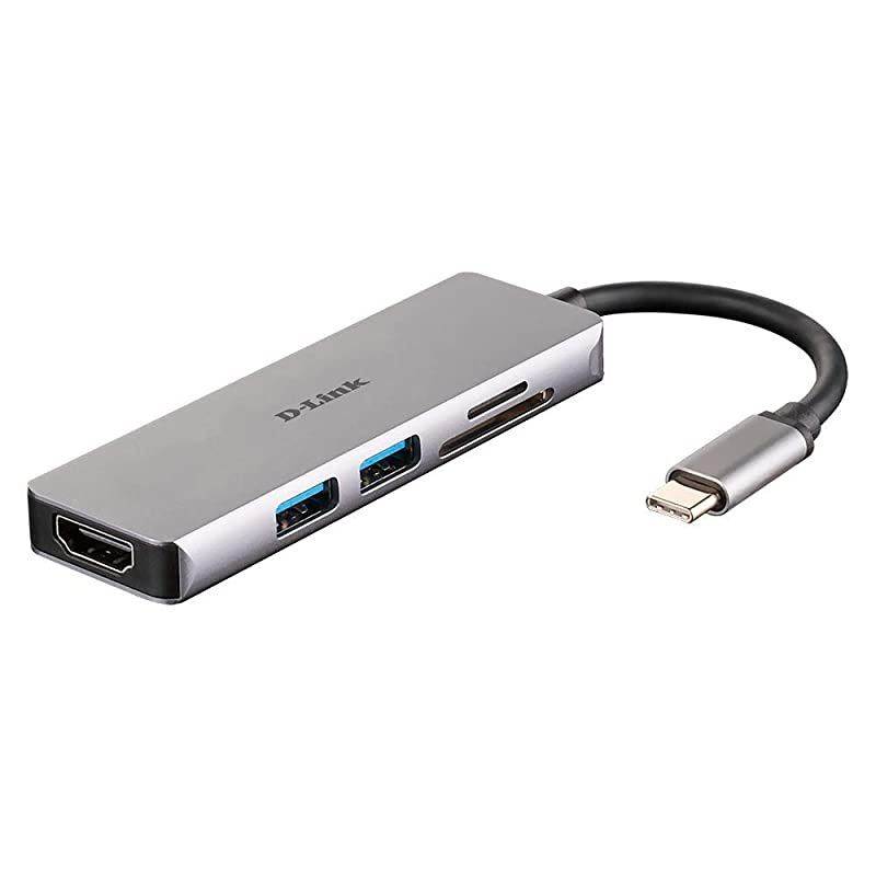USB C Hub 5in1 with HDMI amp SD amp microSD Card Reader 2 USB 30 Ports 1 SD microSD Dual Card Reader 1 HDMI 4K Port MAC Windows Linux DUBM530US