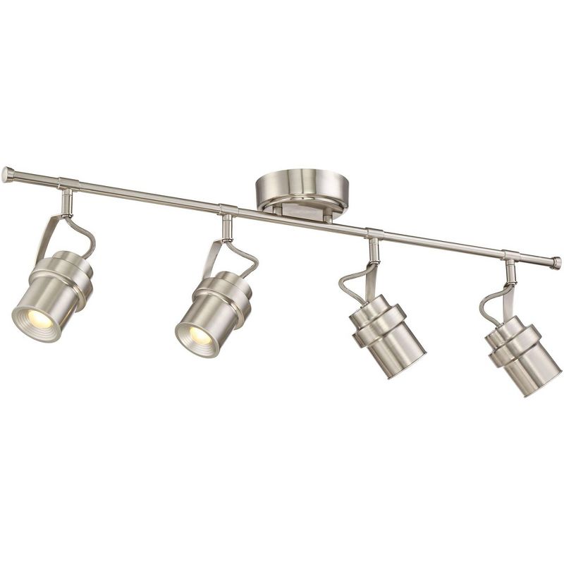Pro Track&reg; Gladstone 4-Light Nickel LED Track Fixture