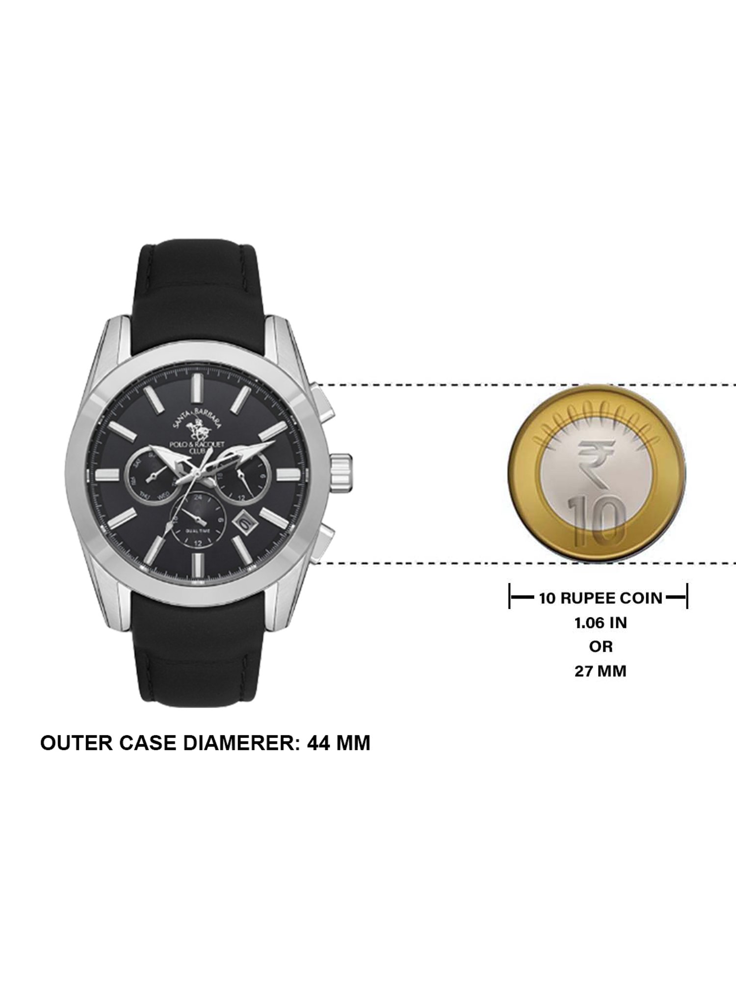 Santa Barbara Polo & Racquet Club SB.1.10444-1 Chronograph Watch for Men