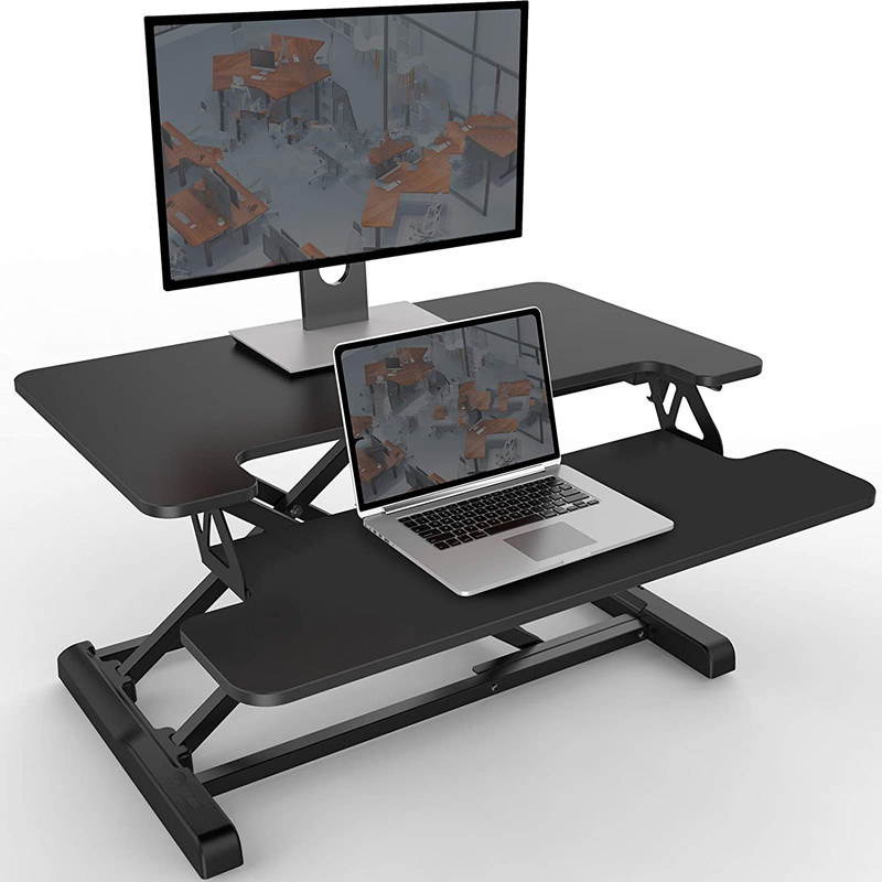 Computer Lifting Table,Standing Desk Converter Stand Up Desk Riser, Height Adjustable Ergonomic Tabletop Workstation Riser
