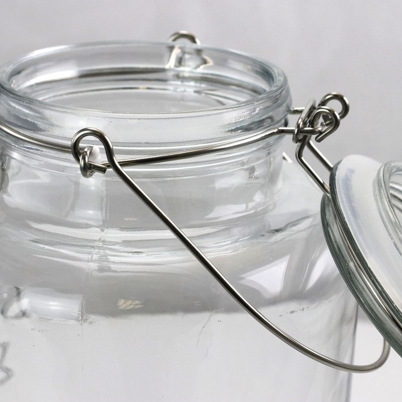 Gibson Home Bayfront Summer 2.5 Liter Mason Jar Glass Beverage Dispenser