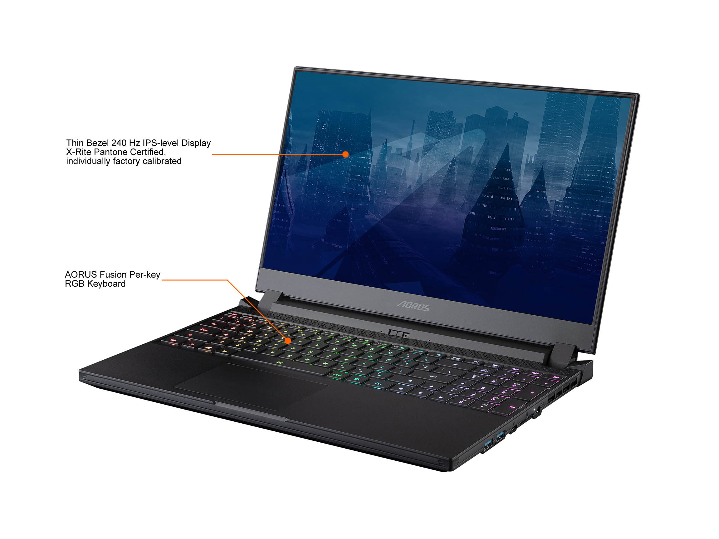GIGABYTE AORUS 15P KD - 15.6" FHD IPS Anti-Glare 240Hz, Intel Core i7 11th Gen 11800H, NVIDIA GeForce RTX 3060, 6GB GDDR6, 16GB Memory, 512GB SSD, Win10 Home, Gaming Laptop (AORUS 15P KD-72US223SH)