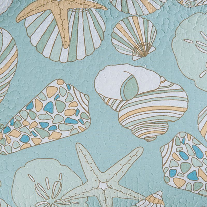 Twin Turtle Cove Quilt & Sham Set Light Turquoise/Aqua - Tommy Bahama