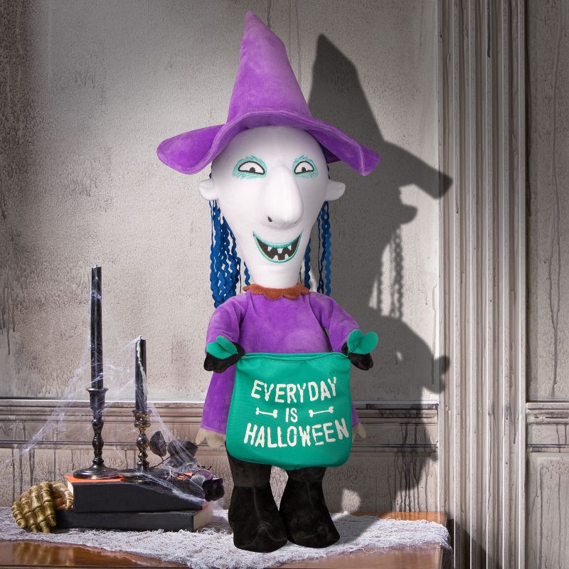 Gemmy Halloween Greeter Shock from Nightmare Before Christmas Decor OPP Disney, Purple