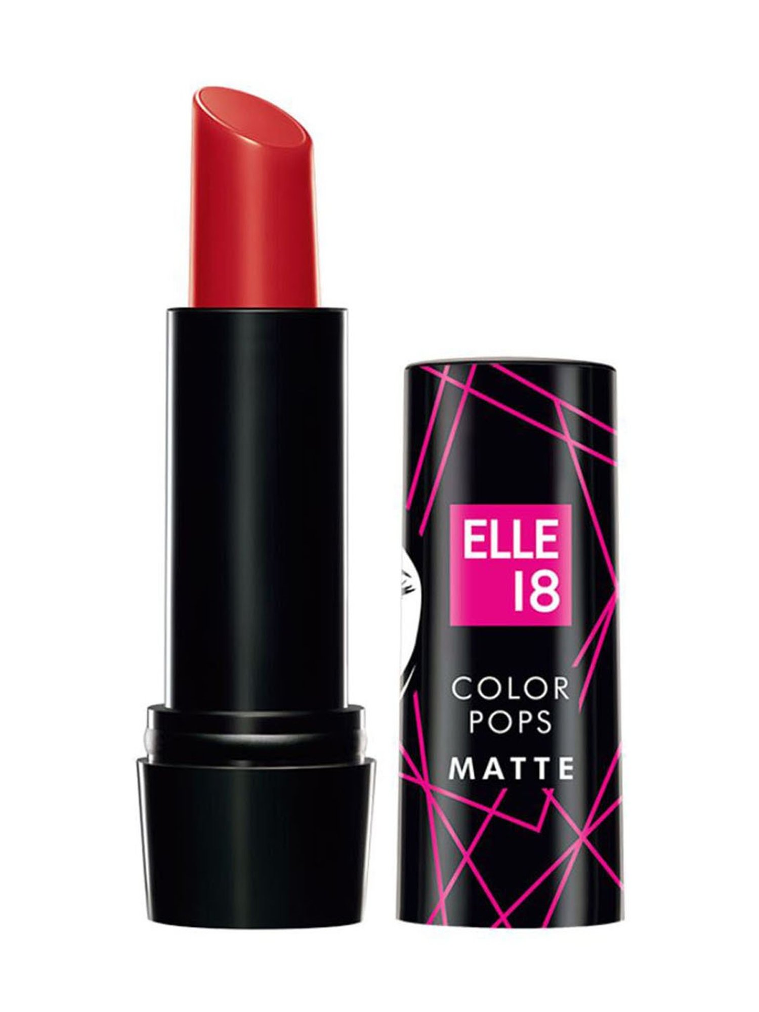Elle 18 Color Pops Matte Lipstick R37 Maroon Silk - 4.3 gm