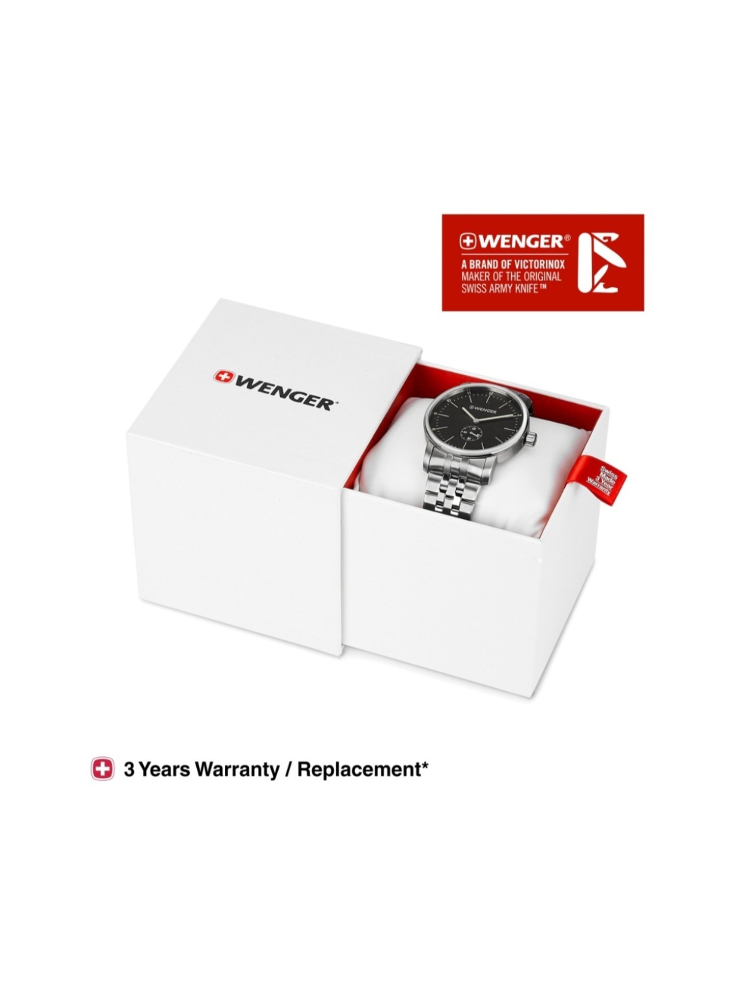 Wenger Swiss Made 01.1741.105 Urban Classic Analog Watch for Men