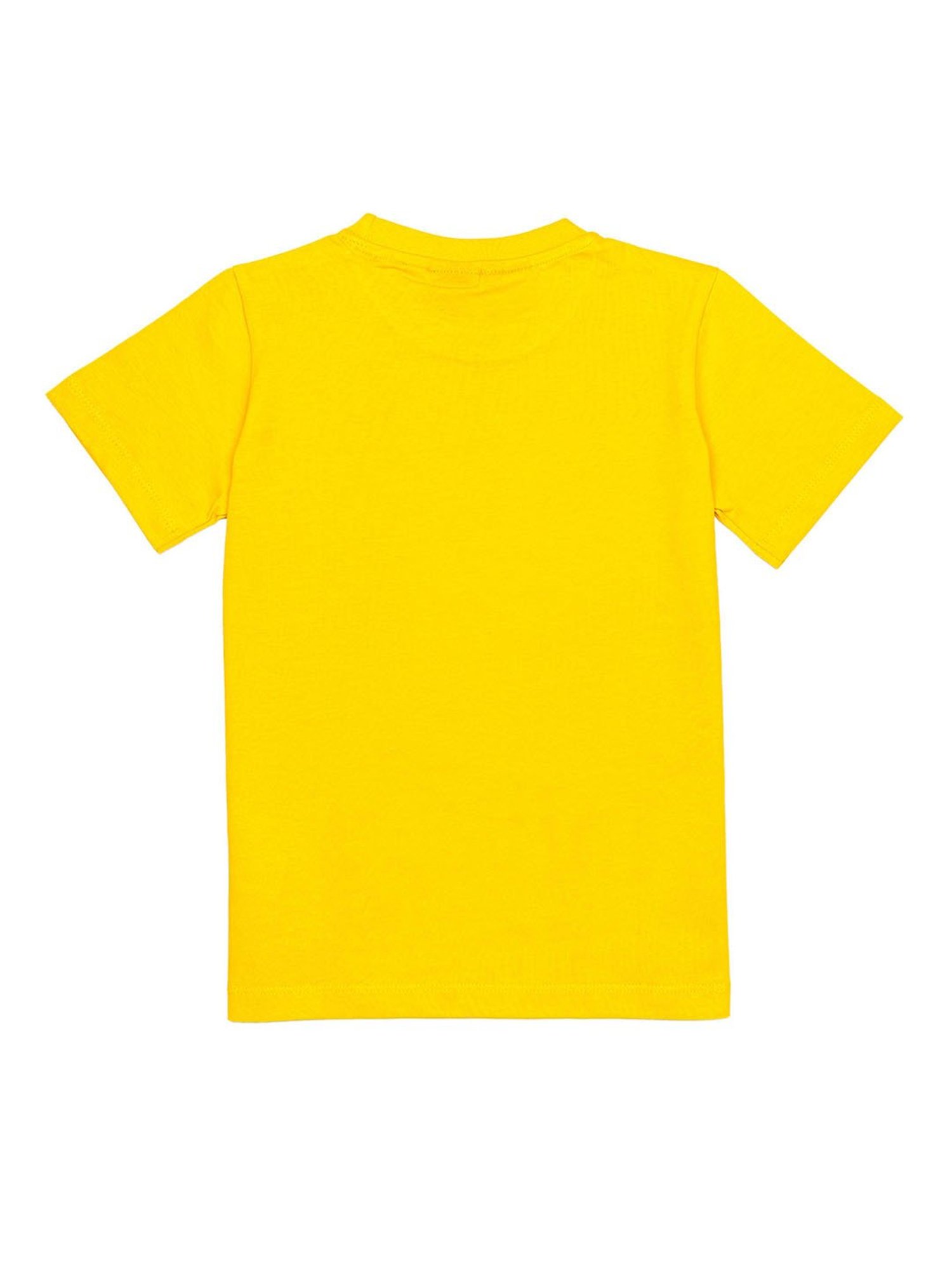 H by Hamleys Boys Yellow Printed T-Shirt