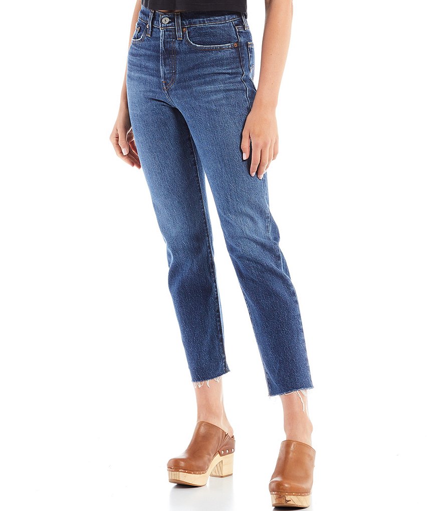 Every Straight Leg Ankle Crop Front Zipper Jeans