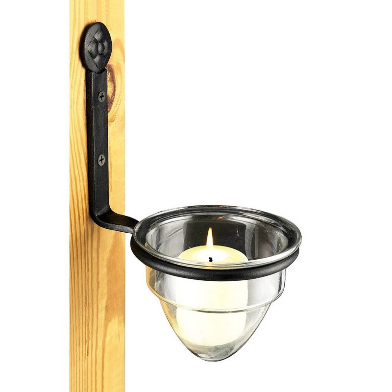 4" Clear Glass Candle Holder - ACHLA Designs