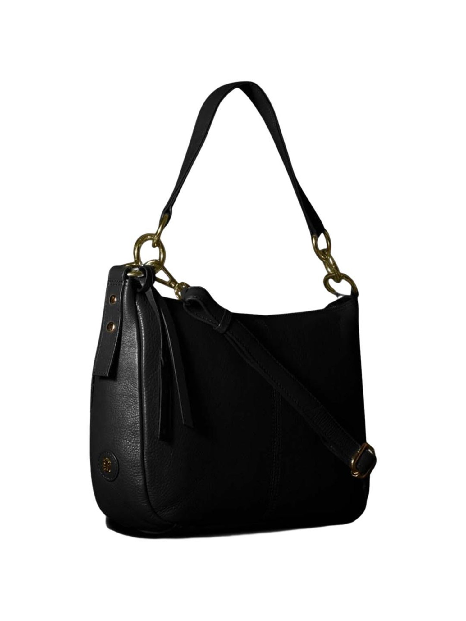 Tortoise Go Everywhere Jollie Black Solid Medium Shoulder Handbag