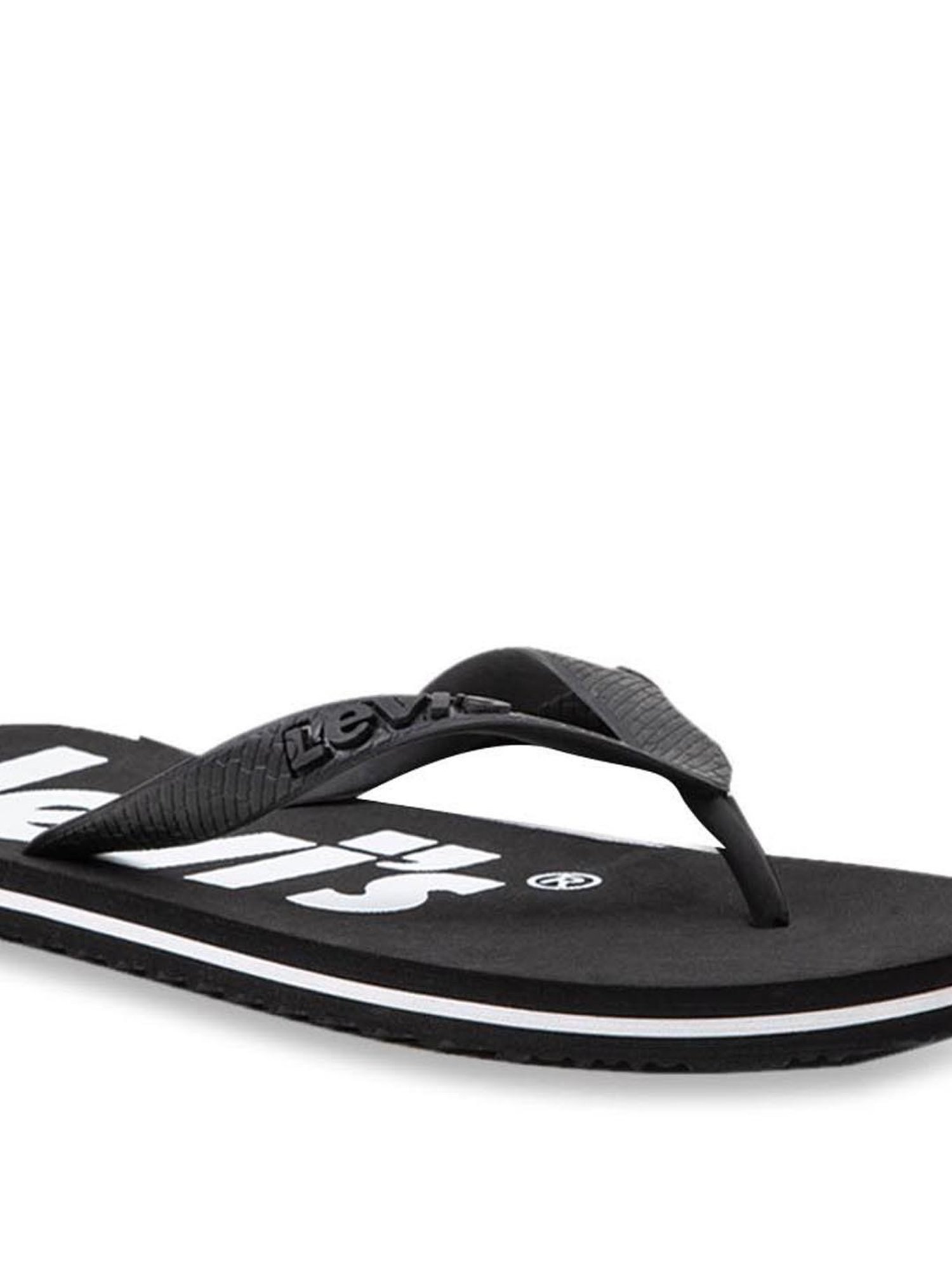 Levi's Men's Black Flip Flops