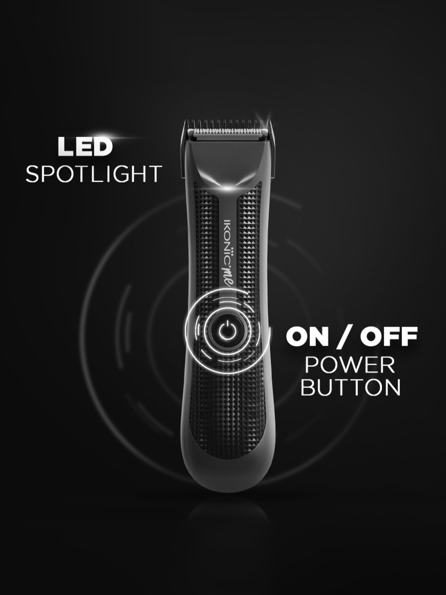Ikonic Me Beard and Body Trimmer - Grey