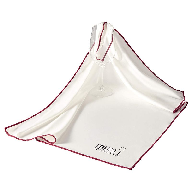 Riedel 6416/08-POL Vinum Champagne Dishwasher Safe Crystal Champagne and Rose Wine Drinking Glasses Stemware with Microfiber Polishing Cloth (8 Pack)