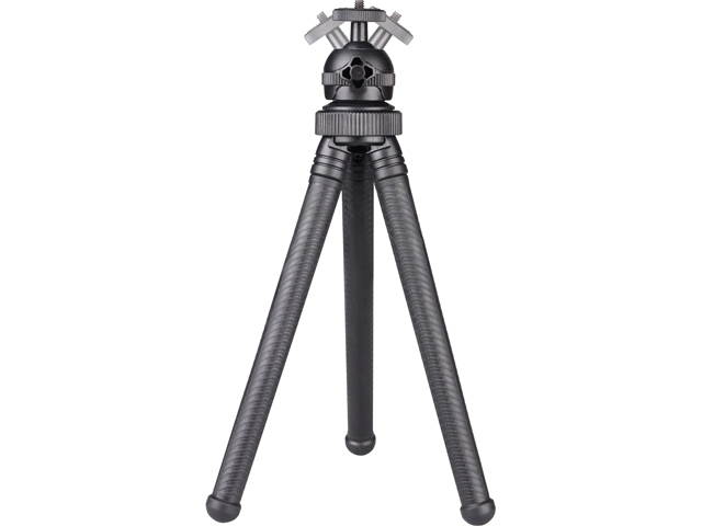 Digipower TP-UFX360 Universal Flexible Tripod with 360 Degree Ball Head & Rubberized Bendable Legs