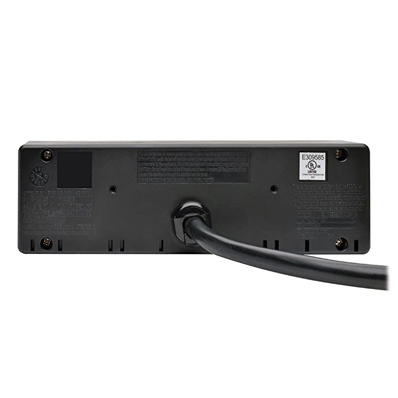 3 Outlet Surge Protector Power Strip with Mounting Brackets 10ft Cord 2 USB Charging Ports $20000 Insurance TLP310USBS
