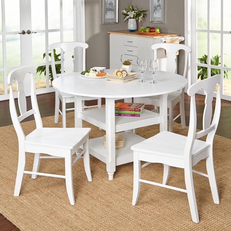 Set of 2 Empire Chair White - Buylateral