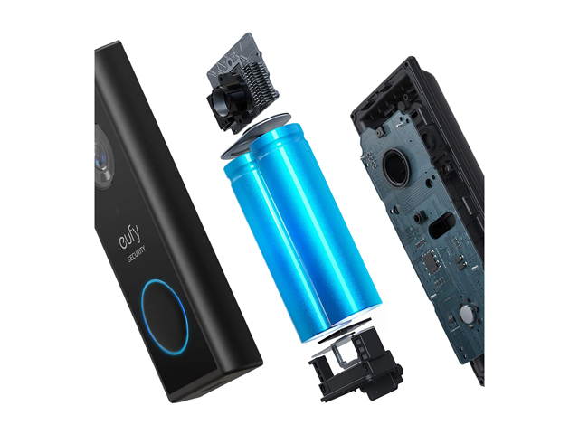 eufy Security, Wireless Add-on Video Doorbell with 2K Resolution, 2-Way Audio, Simple Self-Installation, HomeBase 2 Required