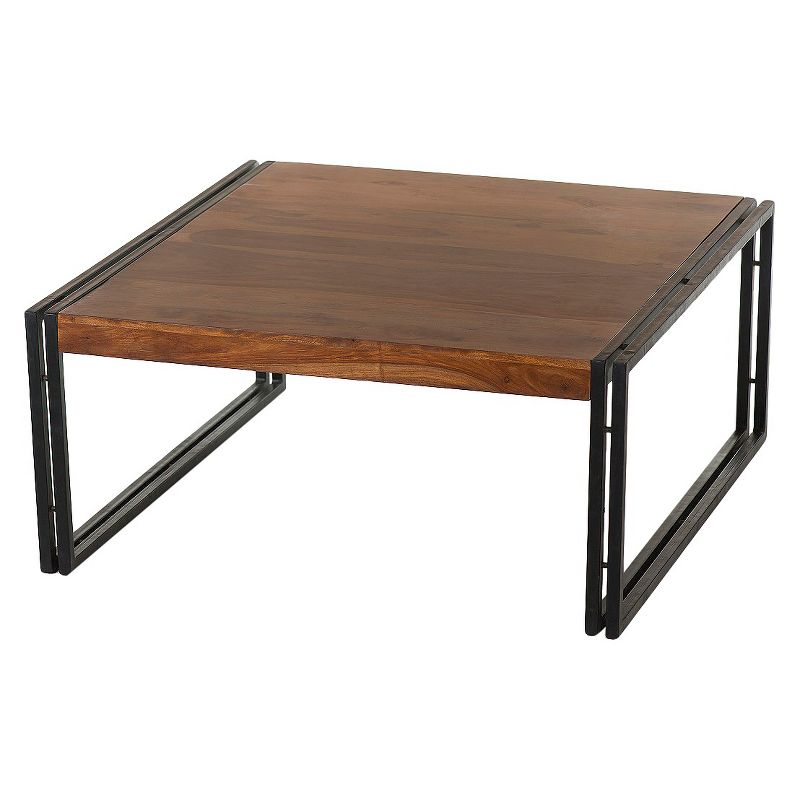 Reclaimed Solid Sheesham Wood Coffee Table Natural - Timbergirl