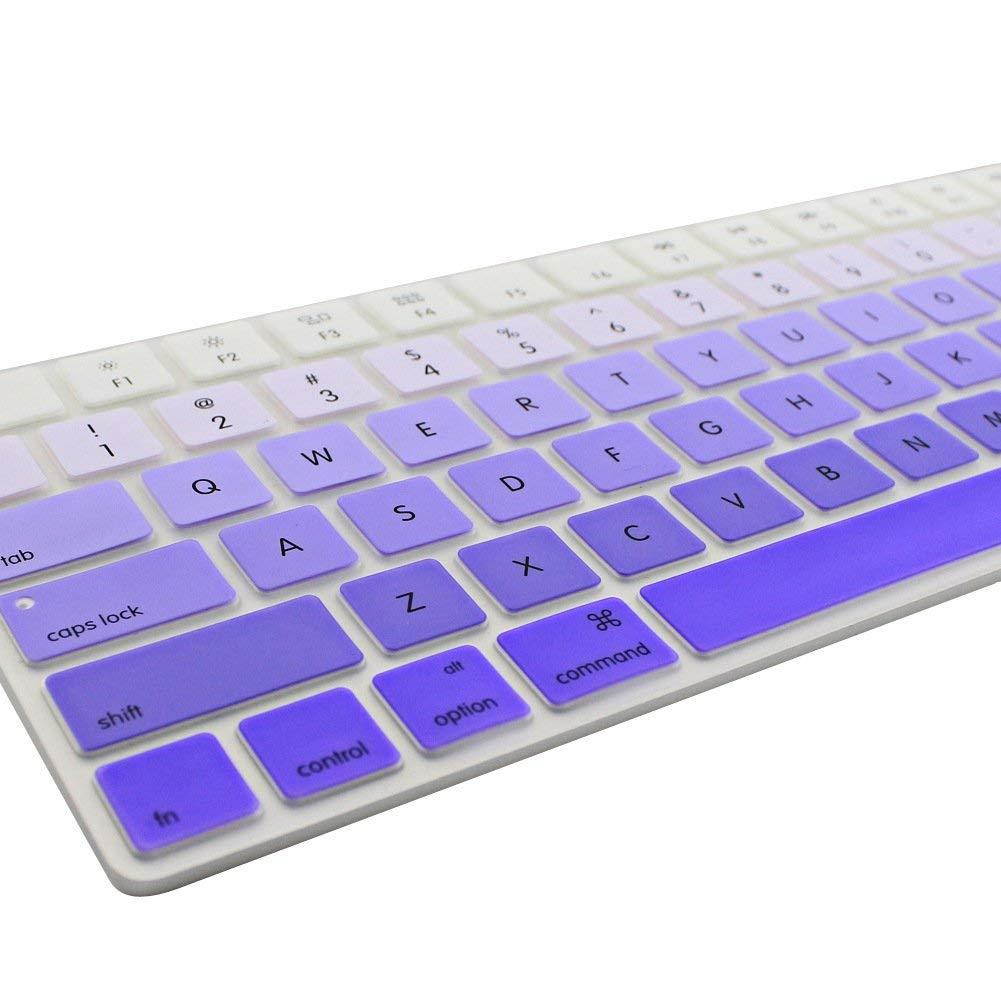 All-inside Ombre Light Purple Cover for Apple Magic Keyboard (MLA22LL/A) with US Layout
