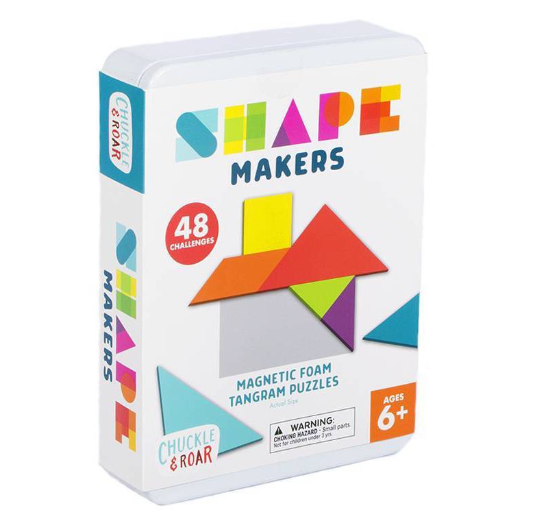 Chuckle & Roar Shape Makers Magnetic Foam Tangrams Game
