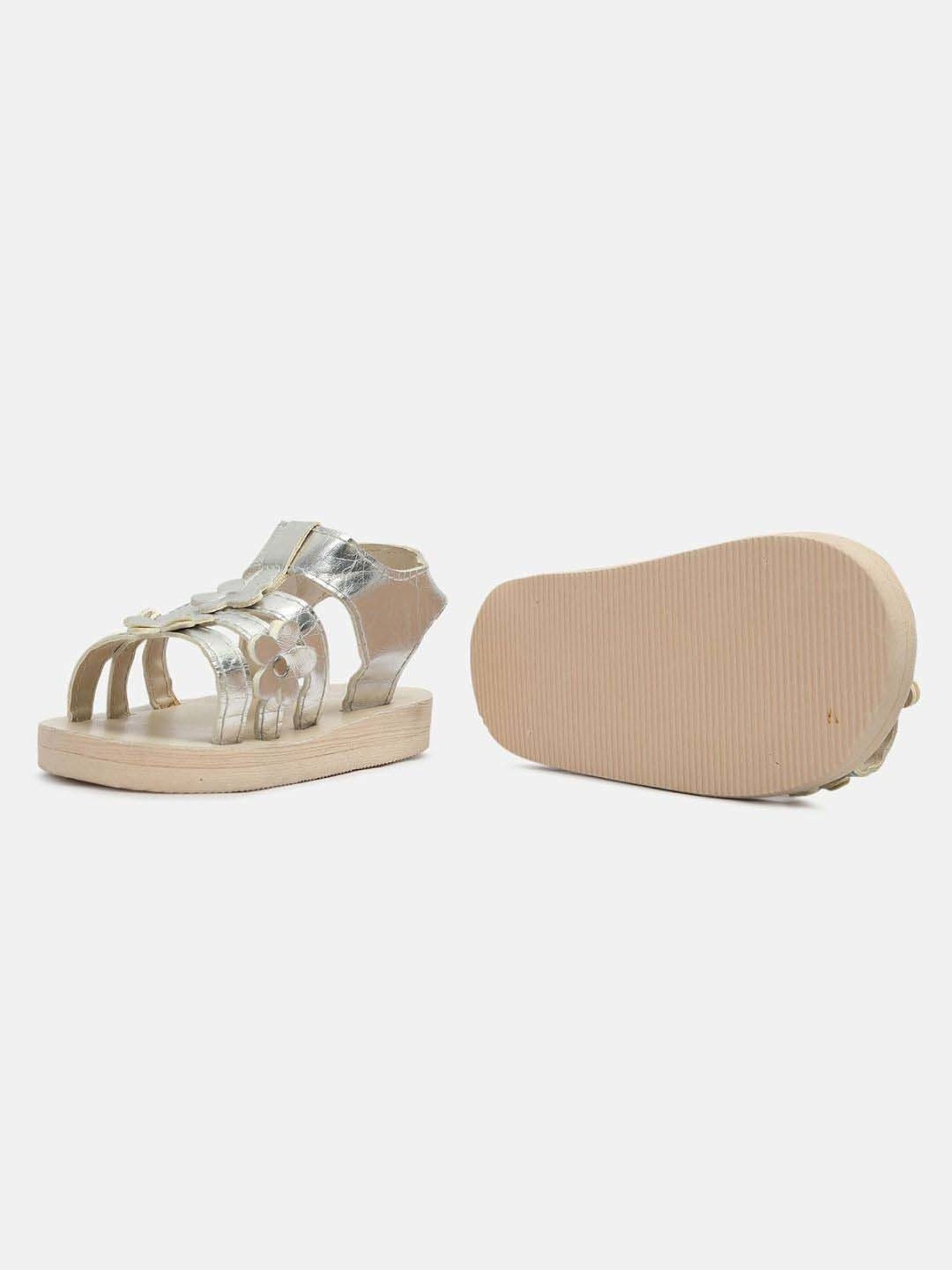 MINIKLUB Girls Silver Casual Wear Sandal