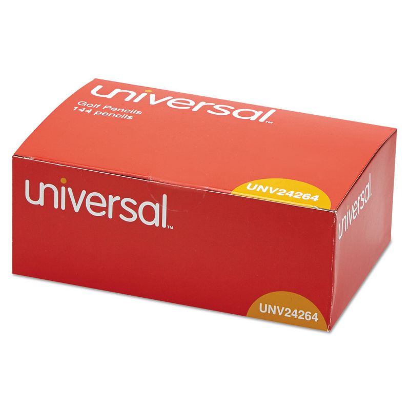 Universal 144pk #2 Golf & Pew Pencil Yellow Barrel