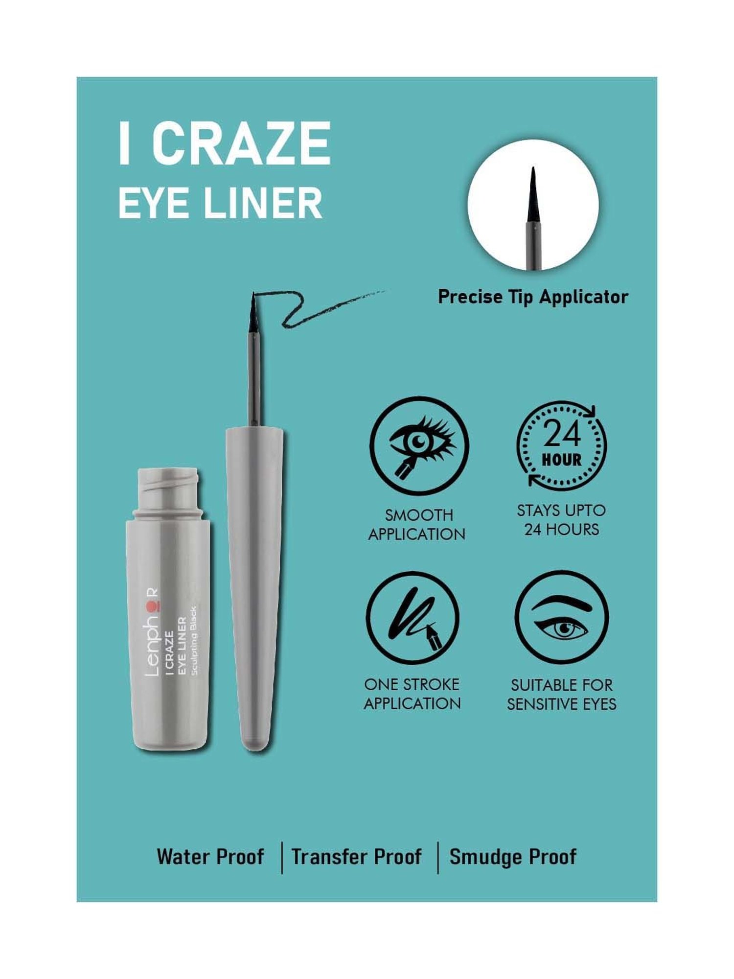 Lenphor I Craze Eye Liner Glitzy Gold - 1.7 ml