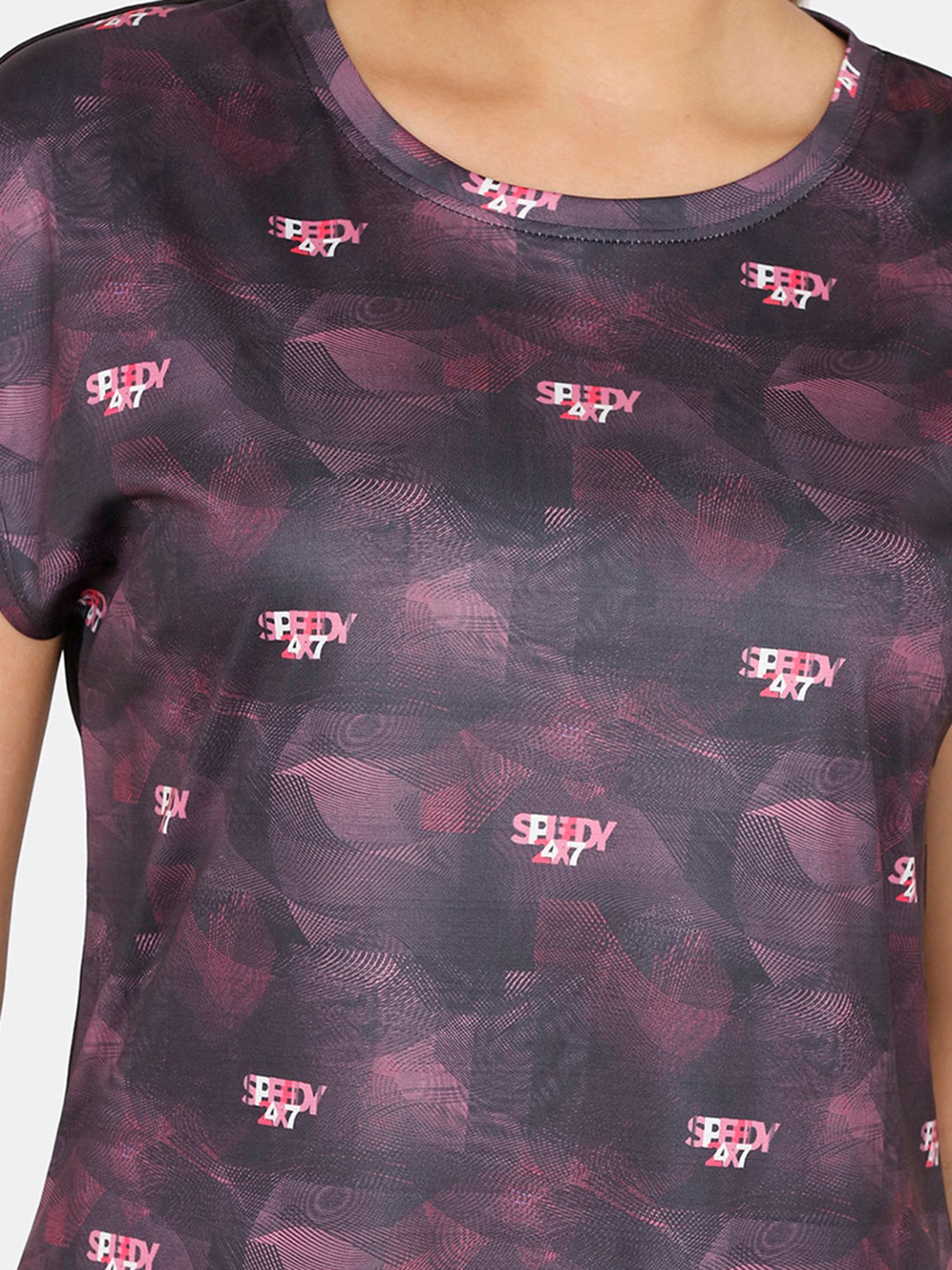 Zelocity by Zivame Multicolor Printed T-Shirt