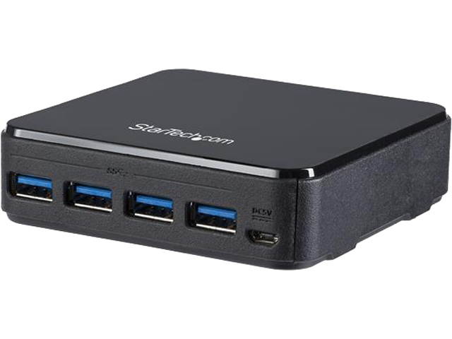 StarTech HBS304A24A USB 3.0 Peripheral Sharing Switch - 4 USB 3.0 x 4 Computers - Mac / Windows / Linux - USB A/B Switch -  USB Switch
