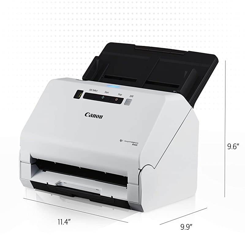 ImageFORMULA R40 Office Document Scanner For PC and Mac, Color Duplex Scanning, Easy Setup For Office Or Home Use, Includes Scanning Software