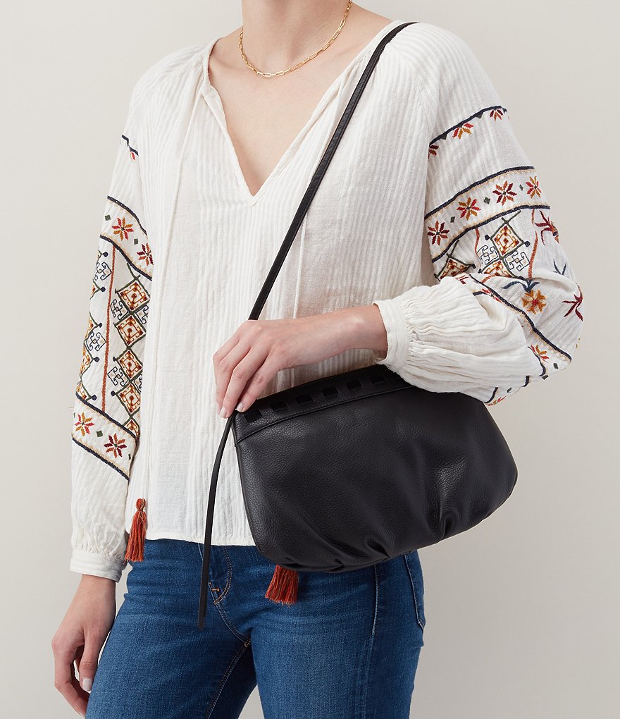 HOBO Birch Convertible Leather Crossbody Clutch Bag