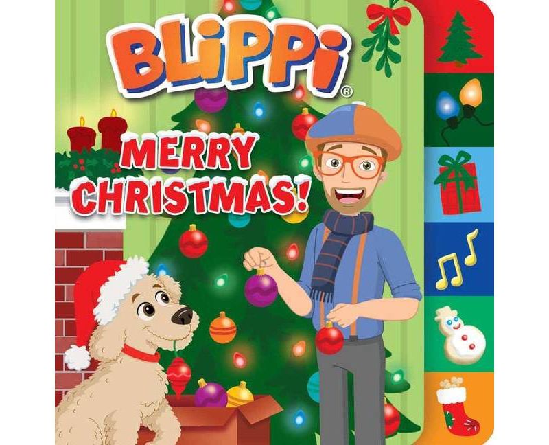 Blippi: Merry Christmas - by Thea Feldman (Board Book)