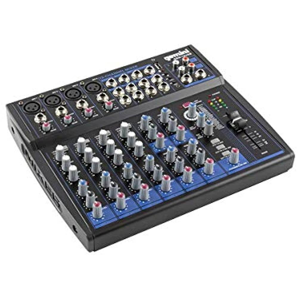 Gemini compact 12-channel Bluetooth mixer with USB playback