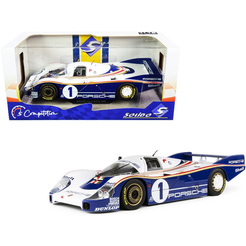 Porsche 956LH (RHD) #1 Jacky Ickx - Derek Bell Winner 24H Le Mans (1982) "Competition" Series 1/18 Diecast Model Car by Solido