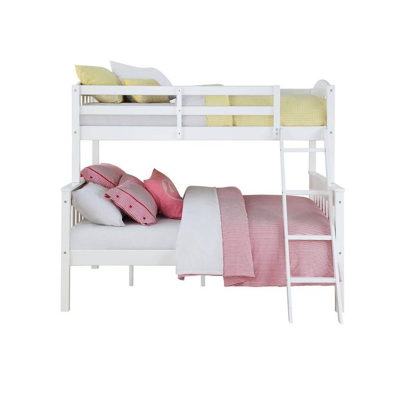 Twin Over Full Ayah Bunk Bed White - Room & Joy