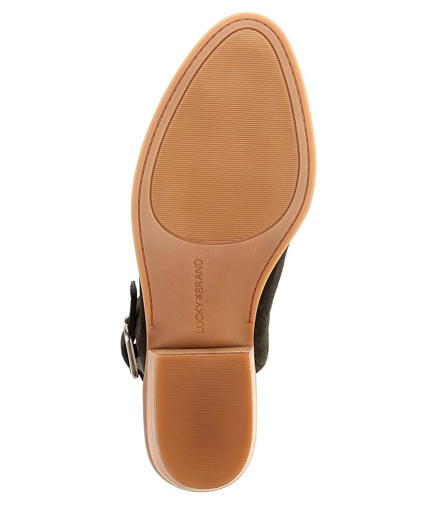 Lucky Brand Farryn Nubuck Slingback Low Heel Shooties