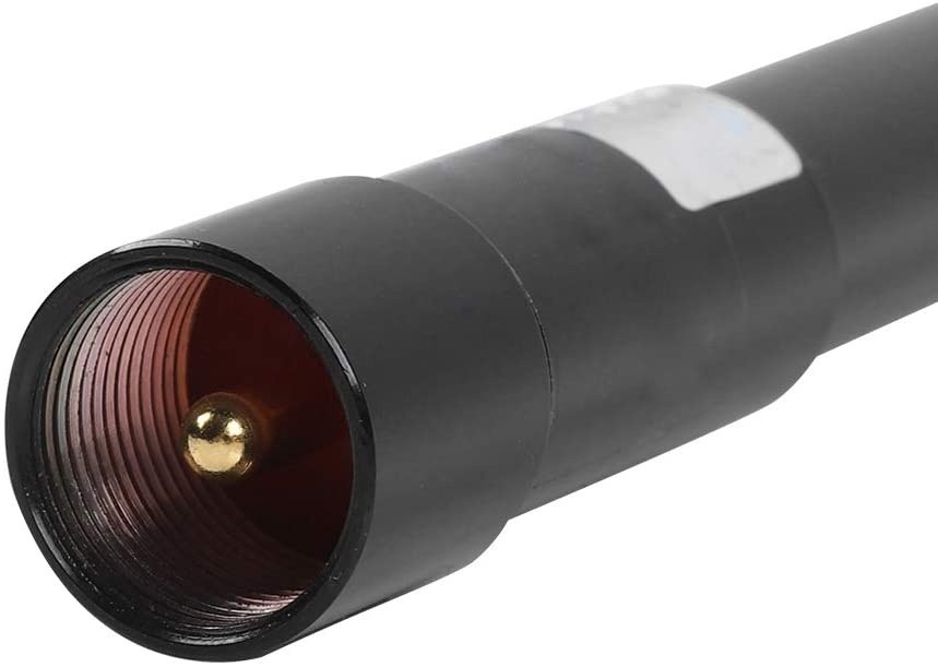 UHF/VHF Antenna, ASHATA Antenna Dual Band UHF 400-500MHz / VHF 130-174MHz Mobile Antenna,Portable Car Radio Antenna 22cm with UHF / Pl259 Connector for NL-350(Black)